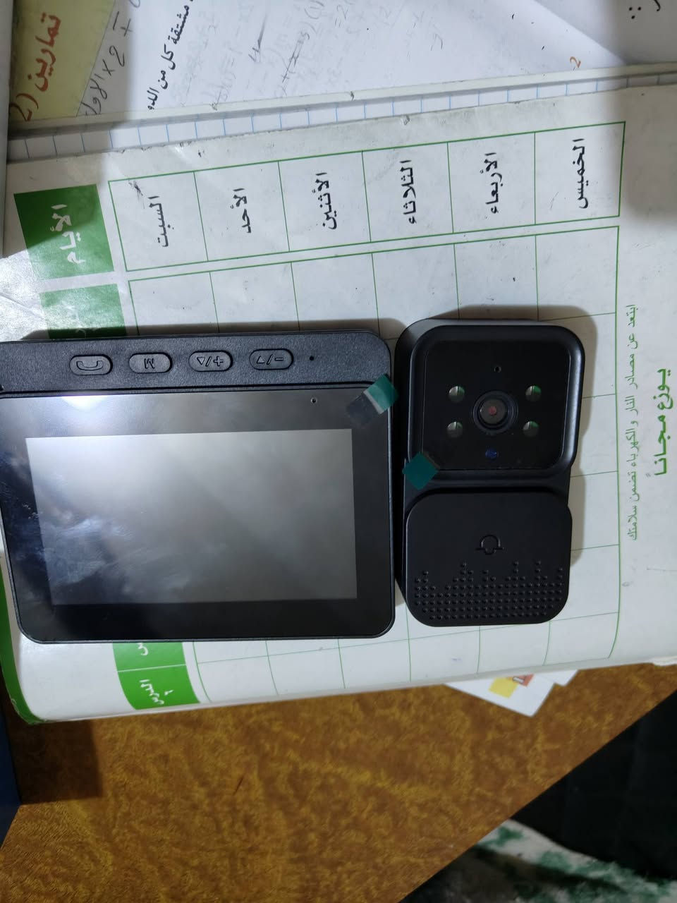 السلام عليكم متاح كامره صفيره سريه تشتغل اثناء الحركه سعر 65
ومتاح جرس ابو الكامره مع شاشة مالتها تصلح العيادات سعر 35
سماعه حاسبه ب 35 وبيهن مجال مكان كربلاء حي العامل للاستفسار ***********
