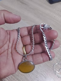 محابس • فضة ٩٢٥ • عقيق حمرة