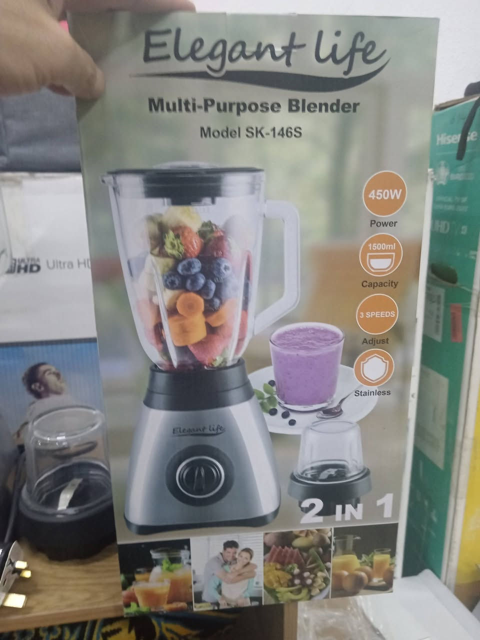 متوفر خلاط اصلي مع الطاحونه ٦ شفرات جديد لوك


**إذا كنت صاحب هذا الإعلان وتريد حذفه لأي سبب، رجاءا أرسل رسالة إلى الدعم الفني**