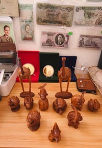 حيوانات زينة • ١١ قطعة • خشبي