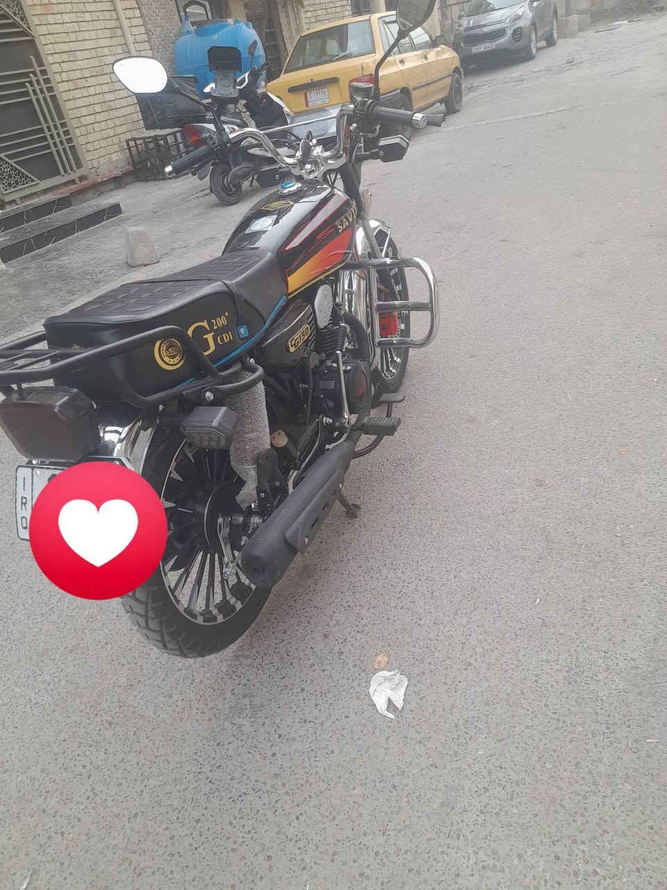 دراجه سيفان مرقم للبيع
رقم بغداد الدراجه بعد بحاله الوكاله مصالي 3اسابيع ماخذه رقمه بغداد ماشيه 1الف جديده الدراجه الاستفسار على هذه الرقم 
***********
