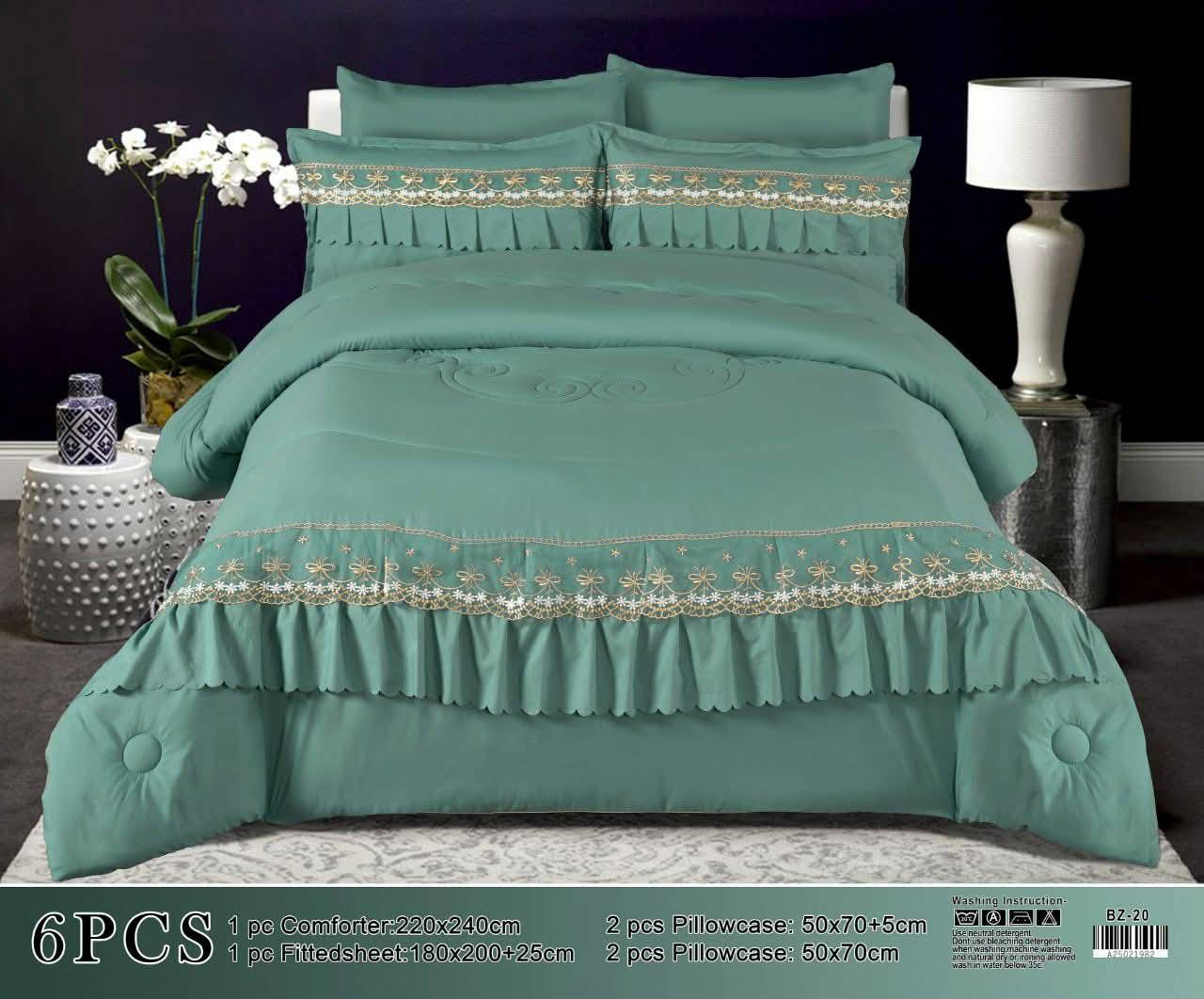 *❤️‍🔥اللهم صل على محمد وآل محمد❤️‍🔥*
*لحاف نفرين 6 قطع قماش   درجه اولى*
----------------------
المحتويات:
1 قطعه لحاف قياس كبير 240*220
1 قطعه شرشف لاستيك 180*200 ارتفاع 25
2 وجه مخدة 50*80
2وجه مخدة سادة 50*70
*🔥بسعر 40 الف فقط 🔥*


**إذا كنت صاحب هذا الإعلان وتريد حذفه لأي سبب، رجاءا أرسل رسالة إلى الدعم الفني**