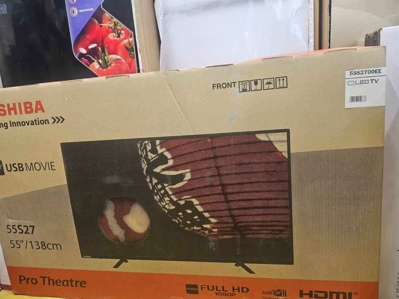 📺✨ عرض رمضاني مميز من معرض بروج الرشيد للوكالات ✨📺

استمتع بصورة واضحة وصوت نقي مع شاشة توشيبا 55 إنج، الخيار المثالي للبيت ولمتابعة المسلسلات والبرامج الرمضانية بأفضل جودة.
السعر السابق : 690 الف 
السعر الحالي : 550 الف 

🔹 الموديل: توشيبا 55S27  
🔹 الحجم: 55 إنج  
🔹 الدقة: Full HD 1080p  
🔹 فول إنترنيت (تشغيل يوتيوب وتطبيقات أونلاين)  
🔹 تحتوي على ستلايت داخلي – تشتغل بدون صحن خارجي
      مع اشتراك لمدة 5 سنوات مجاني  
🔹 تدعم USB Movie لتشغيل الأفلام من الفلاش  
🔹 منافذ HDMI لربط الرسيفر والأجهزة بسهولة  
🔹 صناعة مصرية بجودة مضمونة

🌙 بمناسبة شهر رمضان المبارك  
🔥 عرض خاص لفترة محدودة مع سعر منافس وكفالة رسمية من المعرض

📍 زورونا في معرض بروج الرشيد للوكالات واحصل على أفضل العروض والأجهزة الأصلية  
📞 للحجز والاستفسار : ***********
يوجد توصيل مجاني الى جميع محافظات العراق 

العنوان : الفرع الاول ناحية الرشيد حي الصناعي مقابيل ثانوية ابن الهيثم
الفرع الثاني المحمودية حي البتول مقابيل باسم ابو الفلافل 

رمضانكم مبارك 🌙
