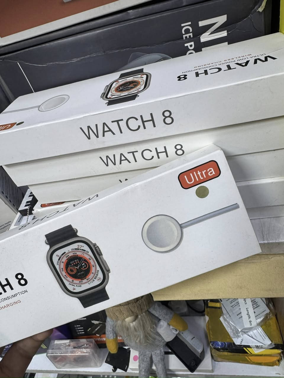 يوجد ساعات ابل صيني عدد تقريبا ١٥ او اكثر    بيعه وحده لتك ع ٧


**إذا كنت صاحب هذا الإعلان وتريد حذفه لأي سبب، رجاءا أرسل رسالة إلى الدعم الفني**