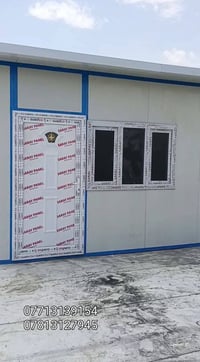 عمل مخزن قياس 3×5 من الساندويج بنل سعر المتر كرسته وعمل 30  الف وات سا...