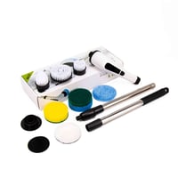 فرشاة كهربائية لاسلكية • ٩ رؤوس • بطارية ٩٠ دقيقة