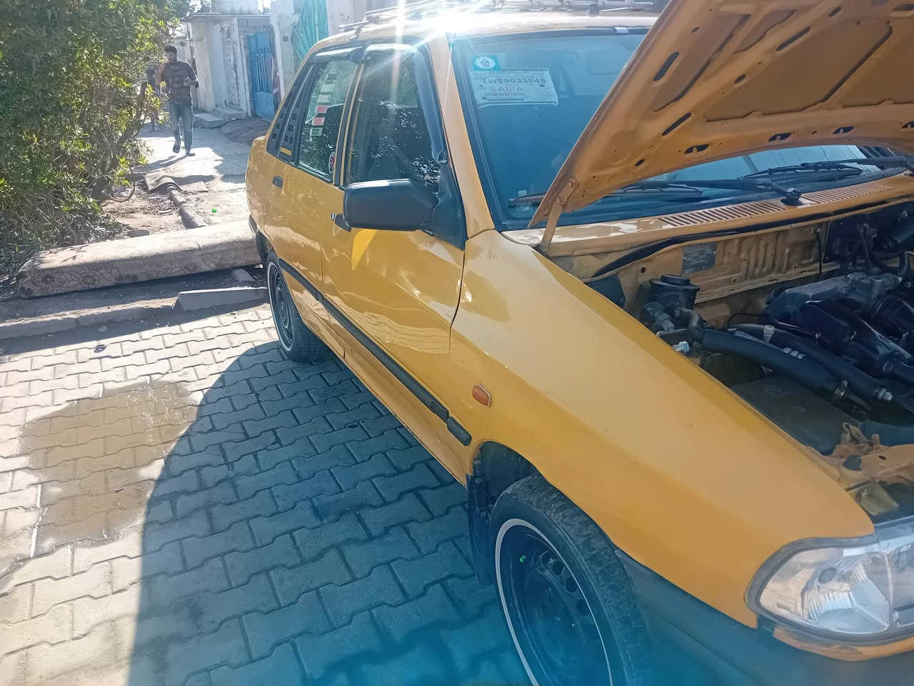 سايبا موديل 13بيهه مكان صبغ شواصي معمره مضبوط مكينه كير تخم تاير خط ابيض مكفوله بسمي مصفره غرامات وهيه تحويل ثاني يوم لسعر 26وبيهه مجال لطيبين رقم***********
