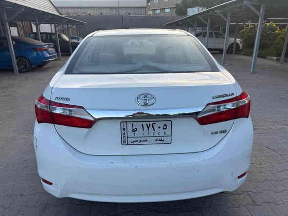 السلام عليكم
كورلا ياباني خليجي موديل ٢٠١٥ 
السيارة نظيفة عدا بارد بالبابين عكس السايق و دعامية امامية مبدلة اصلي 
ماشية ١٤٧
رقم بغداد سنويه و هزة جديدة 
السعر ١٣٠
مكاني بغداد الكرخ حي الخضراء
الرقم *********** Colombo
