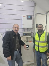 قضاء البدير • منظومة شمسية • بطارية ١٠ كيلوواط ليثيوم