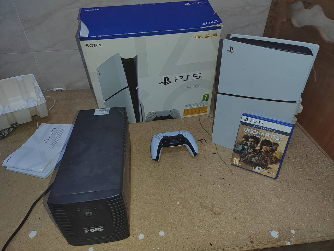Ps5 slim
للبيع غراض كاملة شد ولعب
ويا عاكسة
 وحساب بي لعبة كرمزون ديزرت
 وقرص بانجارتد كولكشن
السعر ٨٥٠ الف
 مكاني بغداد الدورة


**إذا كنت صاحب هذا الإعلان وتريد حذفه لأي سبب، رجاءا أرسل رسالة إلى الدعم الفني**