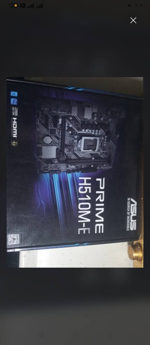 سلام عليكم للبيع كومبو i5 11400f البورد h510 من اسوس و مبرد مائي كيس ابيض جديد  نقص كارت و رامات و باور فقط القطع جديد ما مستخدمه سبب البيع تحتاجين فلوس السعر 350و عندي توصيل رقمي ***********
