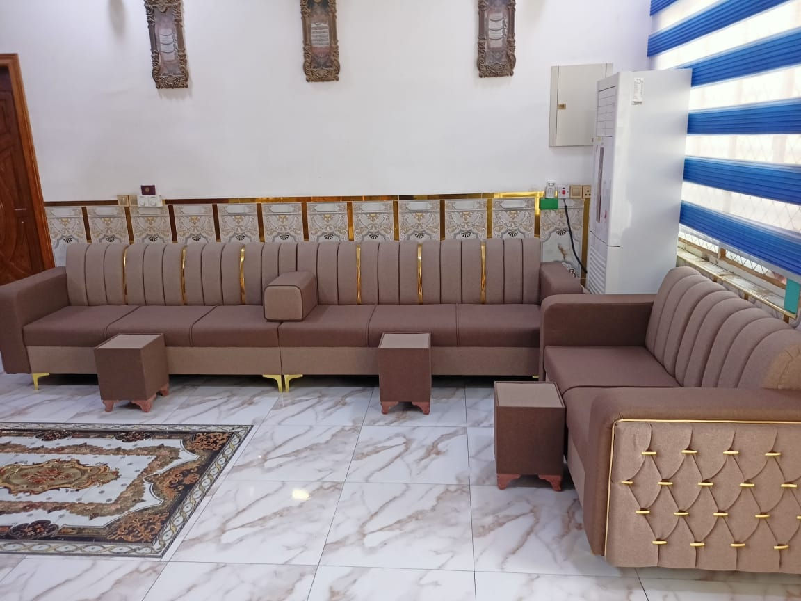 يقدم لكم معمل ومعرض الضامن للتخم والديوان احدث تصاميم المودرن الحديث معه ضمان وجدوت العمل سارع بختيار تصميمك الخاص والتنفيذ علينه 
معه ضمان العمل لمدت 5سنوات 
للتواصل يرجا مراسلتنا واتساب علا القام التاليه 
***********
*********** 
السماوه منطقت ال36 شارع السيد مقابل بيتزا النوار
