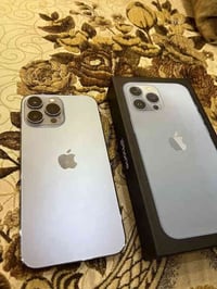 👋 للبيع ايفون 13 برو ماكس الذاكره 128 🔋بطاريه 83  لون سمائي جهاز كلش ن...