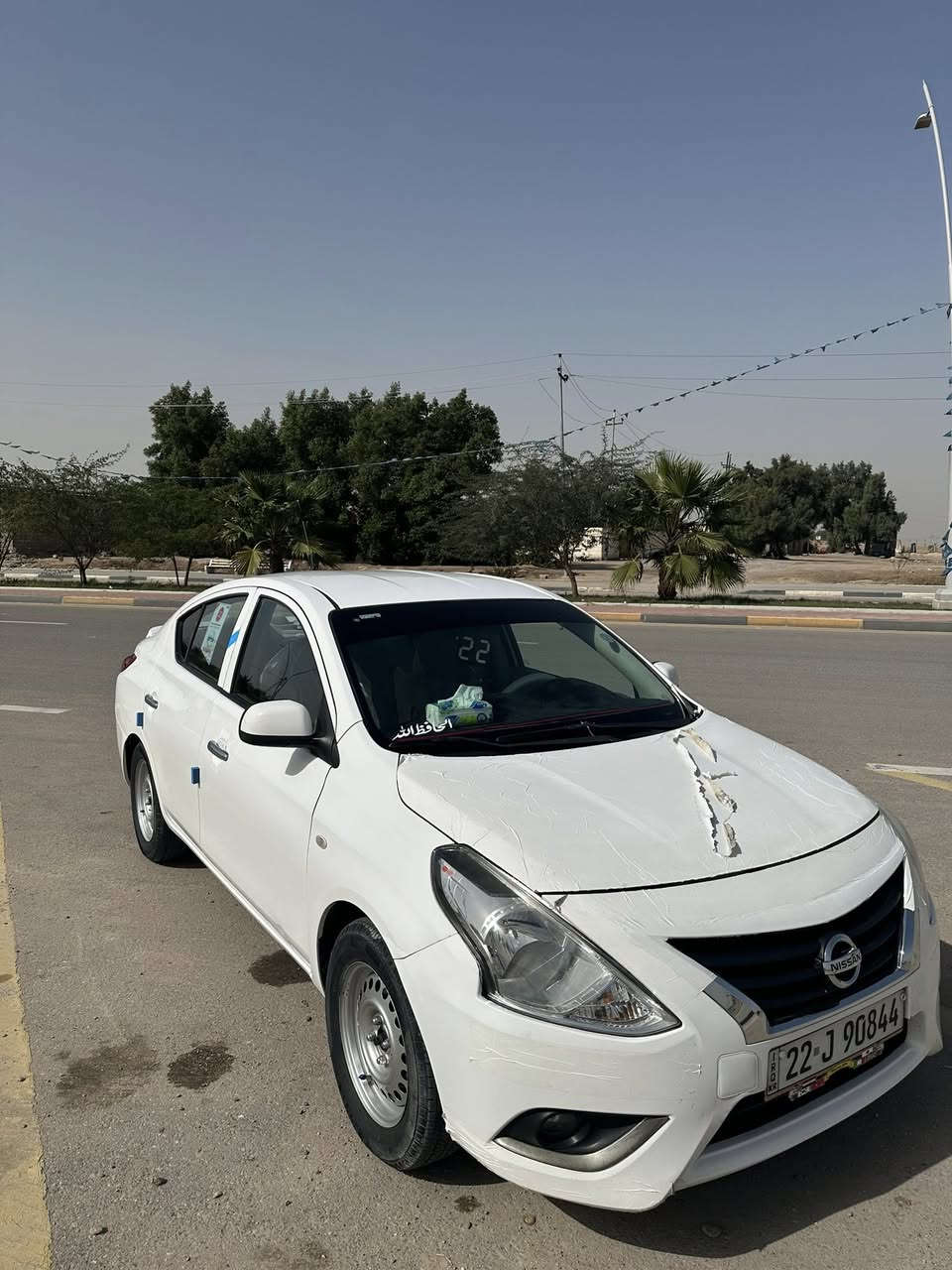 سلام عليكم نيسان سني مديل 22
سنويه جديد تريد تحويل تريد وكاله 
كير مكينه تبريد حداده كله كفاله 
بيها جاملغ خلفي بارد صبغ باب خلفي صبغ 
مكاني البصرة الزبير 
رقم ***********
