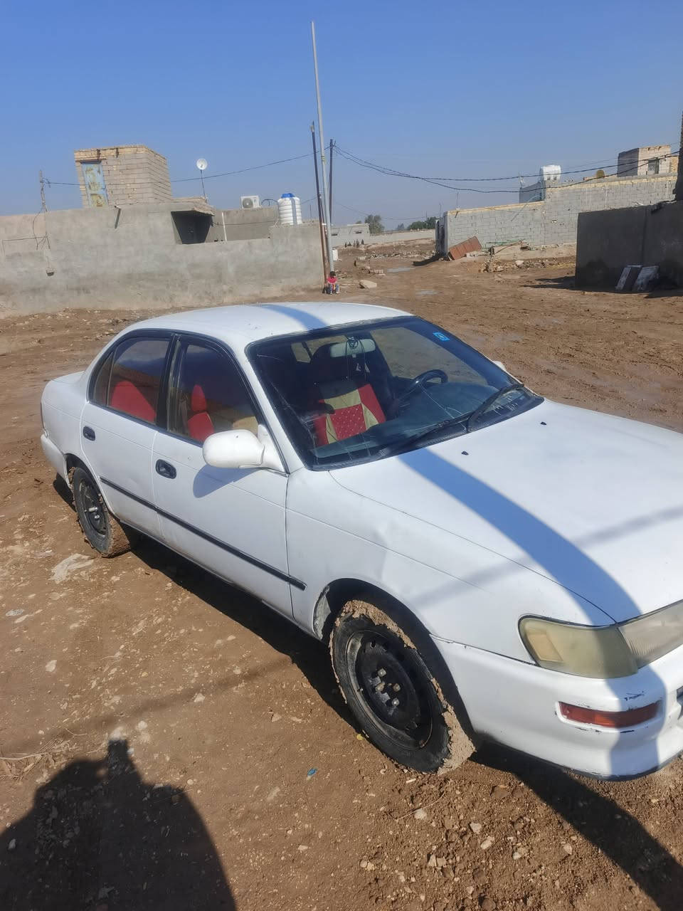 كورلا نقصها تبريد بوري مكسور وحداديه ما مصبوغة صبغ عام بيها رشات صبغ فقط سنويه لل ٣٠رقم نكليزي بسم ولد بناصريه بيها الباب السايق مخيس محرك وگير كفاله المحرك ١٨٠٠المرغوب السعر  ٤٨ ‏‪***********‬‏
