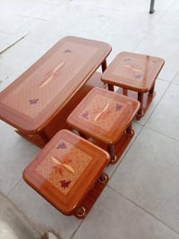 طبلات خشب • ٣ صغار • ١ كبيرة