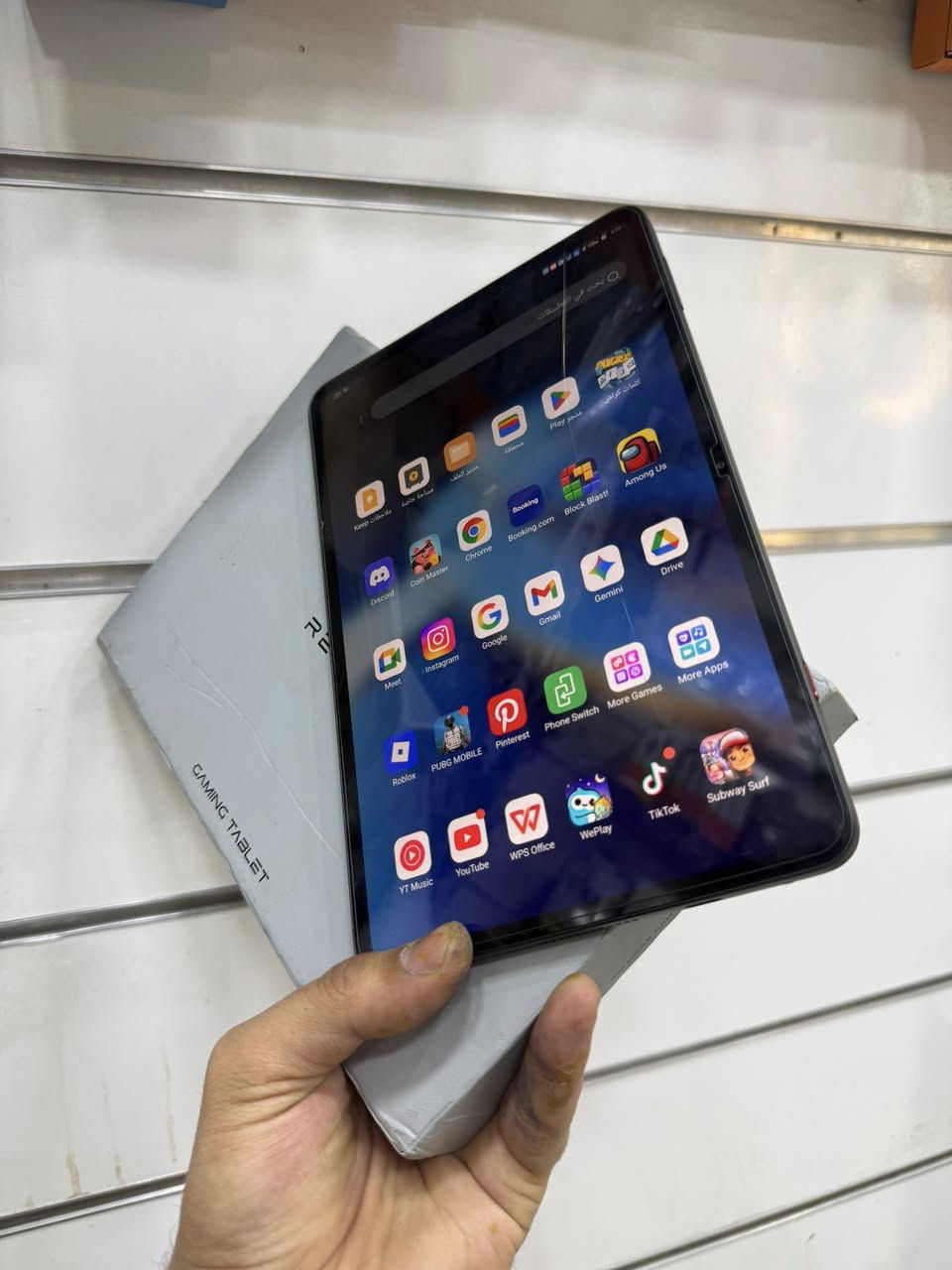 السلام عليكم ايباد ريد مجك نضافه 100‎%‎ ذاكره 256 داخليه 12 بي فطر بل شاشه كلش خفيف ميبين نهائياً اله تباوع عليه صفح ومماثر عله اي شي الجهاز كفاله عامه وتاخذه من محل وبي ضمان السعر 450الف قفل من الاخير عنواني بغداد التراث قرب تقاطع درويش *********** واتساب او اتصال
