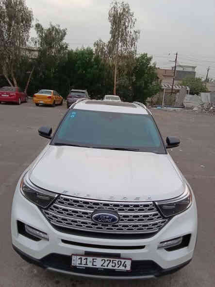 السلام عليكم ...
Ford Explorer 2022 Limited hibred

حجم المحرك 6 سلندر ( 3300) تنفس طبيعي وهايبرد فول مواصفات 1/1

عداد المسافة 46 الف كيلو تقريبا 27 الف ميل
عدد المقاعد (7) راكب piv 
 المواصفات :
بصمة تشغيل
بصمة ابواب 5 بصمات
تشغيل عن بعد (Remote Start)
فتحة سقف بانوراما
صندوق شفط كهربائي وبالقدم
كشنات جلد
مسنات خزن وضعية قيادة 
كشنات تدفئة+تبريد 
كشن خلفي منفصل
مرايات جانبي كهربائي شفط 
استيرن كهرباء وتدفئة
سستم سماعات Bang&Olefsen
رادار أمامي(تحديد مسار)
رادار جانبي (نقاط عمياء)
رادار خلفي(تحذير من الاصطدام)
حساسات خلفية+ كاميرا
كاميرات 5 360 درجة
كير ماوس
اوتو هولد Auto hold
أوتو ستارت Auto start
أوتو ستوب Auto Stop
هاند بريك بصمة
تبريد مركزي 3 قطع 
شاشة كبيرة لمس 
Apple Car Play
Android Auto
تحكم وضعيات القيادة (Drive Modes)
مانع انزلاق+ABS
تحكمات استيرن
 رقم بغداد الجديد 
رقم الشاصي مع الصور
للاستفسار 
***********
