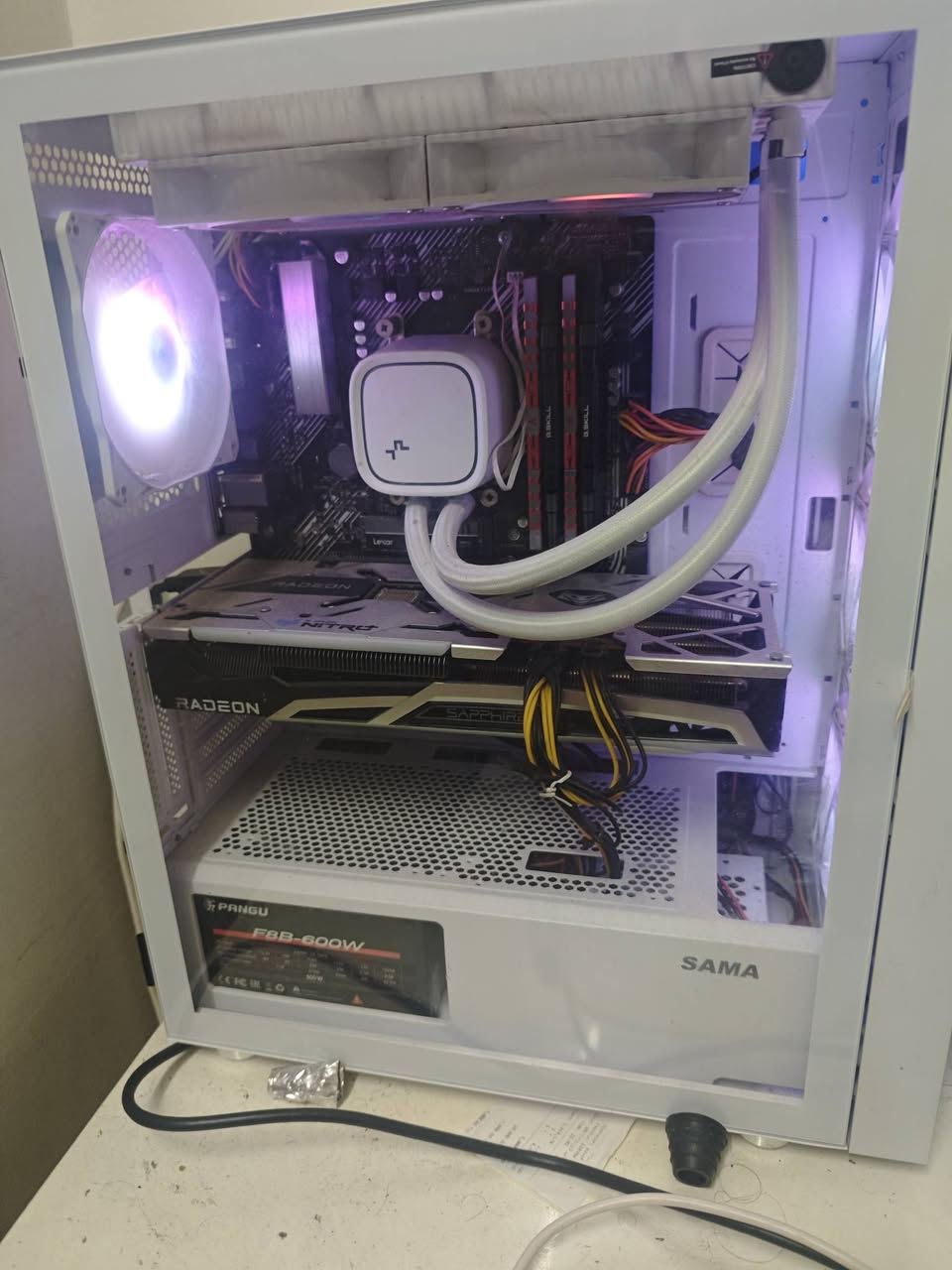 بي سي للبيع 
كارت شاشه AMD RX 6700XT
معالج AMD Ryzen 7 3700x-8core processor 
رامات 32 سرعتها 3200 ddr4
SSD1tb
مذربوردASUS
باور سبلاي 600واط 
كيس مرتب
السعر مليون و 300 
للتواصل على الواتساب ***********
