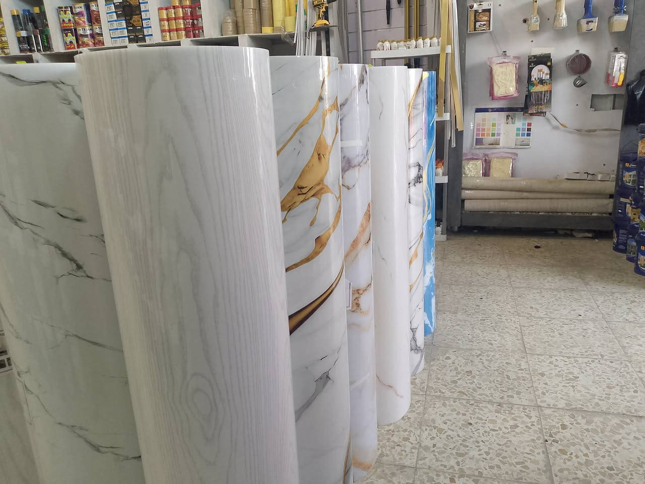 صباق ديكورات ورق جدران بديل الخشب بديل الرخام تصاميم حدائق الدرج يوجد كادر تصعيد المواد النشايه طابوك رمل كاشي المكان بغداد المعامل حي البتول التصال ***********
