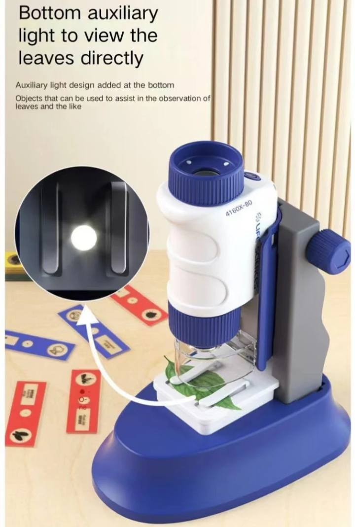 مجهر تعليمي حقيقي لتعليم الاطفال وزرع الرغبة في التعلم في نفوسهم تكبير حقيقي مع قاعدة تثبيت وإضاءة من الاعلى والاسفل ومع حامل موبايل لتصوير الاشياء التي يمكن تكبيرها ويمكن فصله وحمله إلى اي مكان وتكبير أوراق النباتات والحشرات ورؤية الخلايا السعر 17 الف توصيل مجاني جميع المحافظات


**إذا كنت صاحب هذا الإعلان وتريد حذفه لأي سبب، رجاءا أرسل رسالة إلى الدعم الفني**