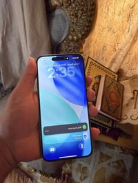 ايفون للبيع فقط ايفون 15 برو ماكس  لون تيتانيوم ماستر ذاكره 256  البطا...