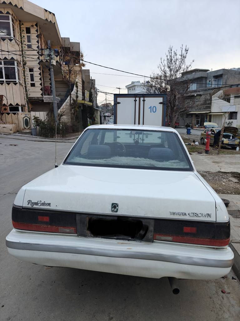 سەرەتا بەناوی خوای گەورە 
ماشاءاللە لەماڵی هەموو لایەک
سەیارەی کلاسیک 
توێتا سۆپەر سیدان
ناو شین 
مۆدێل ٩٠
ئاڕم پلاستیکی سلێمانی 
بەشەرتی ئاڕم و ئەوەلیات 
غەرامەشی بەشەرت 
مەکینە ئەڕنەبی٠٠٠ ٣ سێ هەزارە
بەشەرتی سەد فیتەر
گێڕ تۆماتیکە
تەبریدە و تەنها غازی تیانیە
٤ جام کارەبای 
شاشەئایپادە
٤تایەی خەت سپی لۆکی لەژێرە
پێش و دوای کەپسە 
کارەبای هەمووی بەشەرت
تەقەو ڕەقەی بەشەرت 
ئەکسل و گاردنی بەشەرت
شانسی بەشەرت
ناو و دەری زۆر لۆک ماوەتەوە
دەعامی بۆ دەعامی بەشەرت
سعری ۳٨ گەڵاو کەمێک مجال لەسلێمانیم
بۆ پەیوەندی *********** السليمانية, العراق
