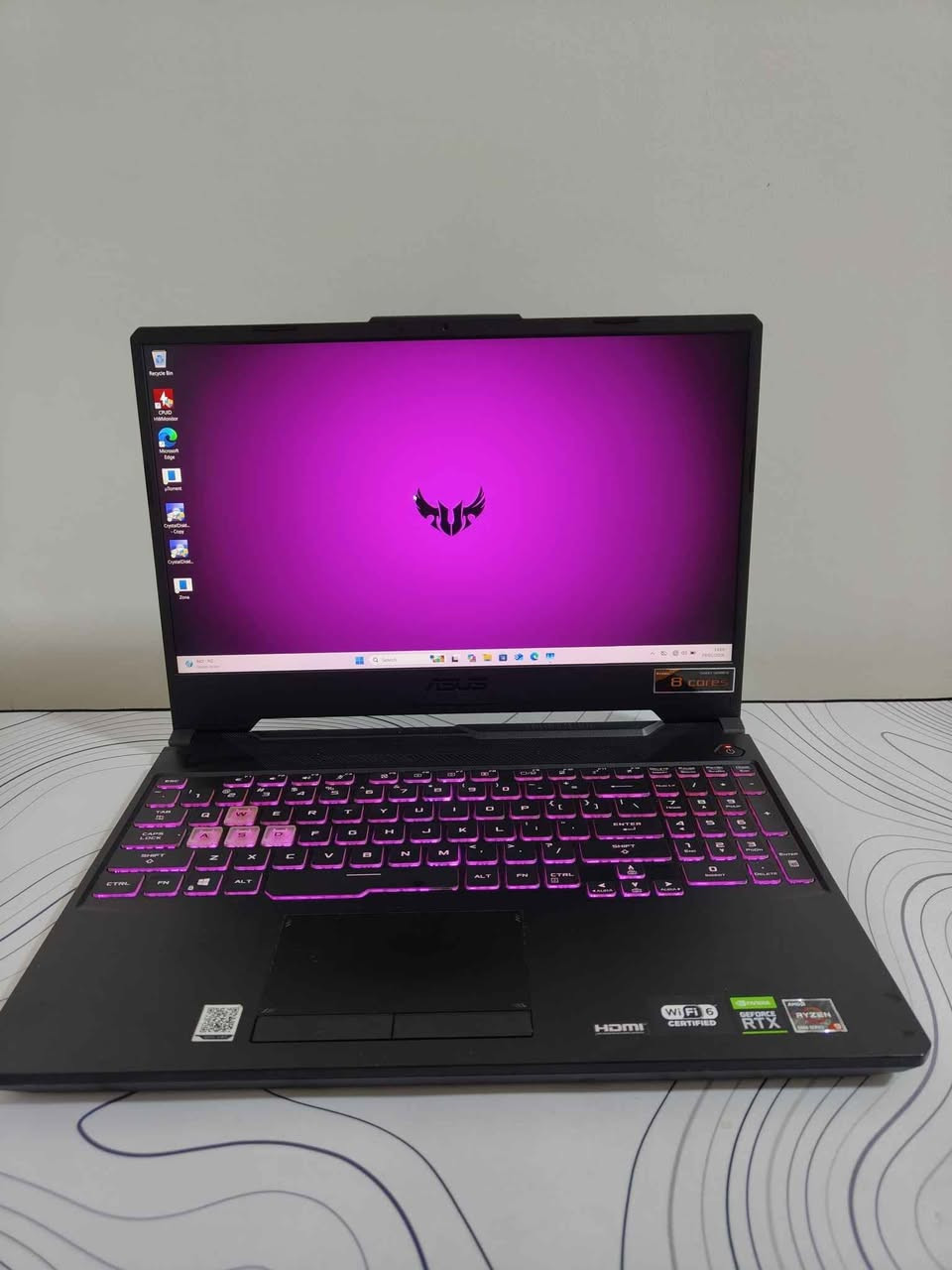 بەرهەمێکی زۆر بەهێز و ناوازەی بواری هەندەسی و گەیمینگ و دیزاین بەردەستە لامان بە نرخێکی زۆر گونجاو تایبەتمەندی زۆر بەهێز.
1,050,000
__
منتج خاص جدا و قوي للاعمال الهندسي والتصمیم والالعاب بخصائص عالي جدا.للطلب اتصل بارقامنا او قم بزیارة مکتبنا.
1,050,000
ASUS TUF F15

RYZEN 9 5900HX 8CORE UPTO 4.9Ghz (i9 13TH GEN)😮‍💨
NVIDIA RTX 3060 6GB GRAPHICS GDDR6
16GB RAM DDR4 3200MHz 2X8GB 😱
512 SSD NVME PCIe GEN 4 X 4 AND 2ND SLOT😉
240Hz FHD SCREEN WITH ADVANCED OPTIMUS
15.6 INCH IPS DISPLAY ANTI-GLARE NVIDIA G-SYNC
WINDOWS 11 HOME ORIGINAL

LAPTOP+CHARGER+FULL BOX
CLEAN %99

 PRICE : ١,٠٥٠,٠٠٠
PHONE / *********** - *********** حلبجة, السليمانية
