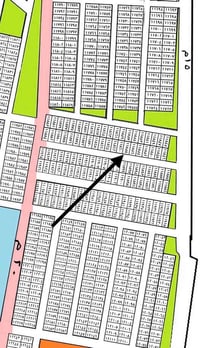 قطعة ارض 100م للبيع  رقمها 11858 - 3/10 السعر 32 07719119193