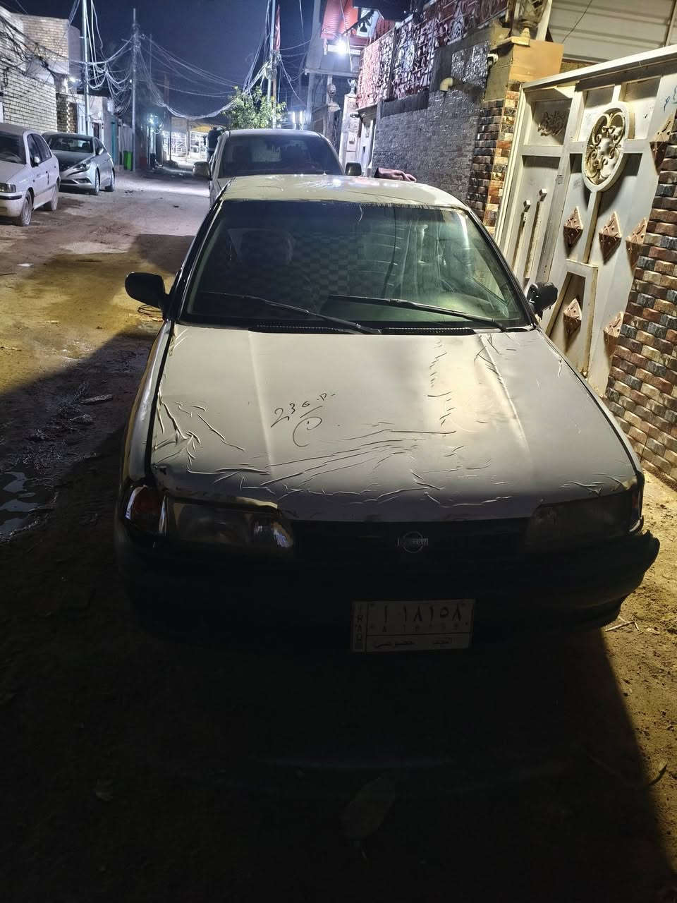 سياره نيسان بريميرا موديل 92 سياره لا ضربه ولا خياس  السياره فقط بيها بطل معلك مكا     نجف البراكيه  هاذا رقمي
***********
