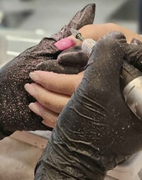 المحمودية • أظافر • جل اكستنشن دفن احجار