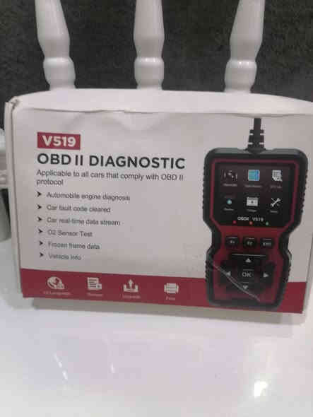V519 OBDII DIAGNOSTIC
جهاز كشف أعطال السيارات V519 OBD2 بشاشة ملونة

1. قراءة سريعة للخطأ الحالي للسيارة ومسح ضوء خطأ المحرك

2. التوصيل والتشغيل، القراءة السريعة

3. قراءة معلومات تدفق البيانات في الوقت الحقيقي لمحرك السيارة بسرعة

4. الكشف الشامل، الوضع 6 / اختبار مستشعر الأكسجين / الوضع 8

5. رموز خطأ 35901 مدمجة، تعريف رمز خطأ الاستعلام السريع

6. مع غطاء حماية مضاد للانزلاق ومضاد للسقوط

7. ضغط دقيق، مسح الارتداد

8. مادة ABS، مقاومة للبرد ودرجة الحرارة

9. جهد العمل: 12-16 فولت

10. بيئة التشغيل: -20-65 درجة مئوية

11. درجة حرارة التخزين: -30-70 درجة مئوية

12. لغات الدعم: الإنجليزية والألمانية والفرنسية والإسبانية والإيطالية والروسية والهولندية والصينية واليابانية والبرتغالية

13. الوظائف: تشخيص خطأ المحرك، مسح خطأ المحرك، إطار تجميد الخطأ، استعداد I/M، قراءة معلومات السيارة، قراءة تدفق البيانات في الوقت الحقيقي، قراءة جهد البطارية، اكتشاف الوضع 6، اختبار مستشعر الأكسجين، اكتشاف الوضع 8، رمز الخطأ الاستعلام، التشغيل، الطباعة، مكتبة أكواد الخطأ 35901

14. الحجم: حوالي 15.5 × 8.7 × 2.4 سم

15. الوزن: حوالي 246 جرام

السعر 45 الف دينار 

موبايل -*********** 

تتوفر خدمة توصيل

داخل ناصريه 3

الى جميع المحافظات 5 الاف دينار
