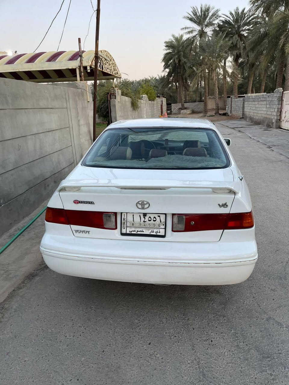 السلام عليكم  كامري موديل 2000 نظيفه خليجيه فول مواصفات سنويه لل 27 مكانهه ديالئ صاحبهه باديالئ تحويل ابكل المحافظات كامله تبريد طخم تاير كهربائيات صدر مكينه كير فتحة سقف للبيع او مرواس حسب القناعه سعرهه 68 *********** سيارة نظيفه مال جني
