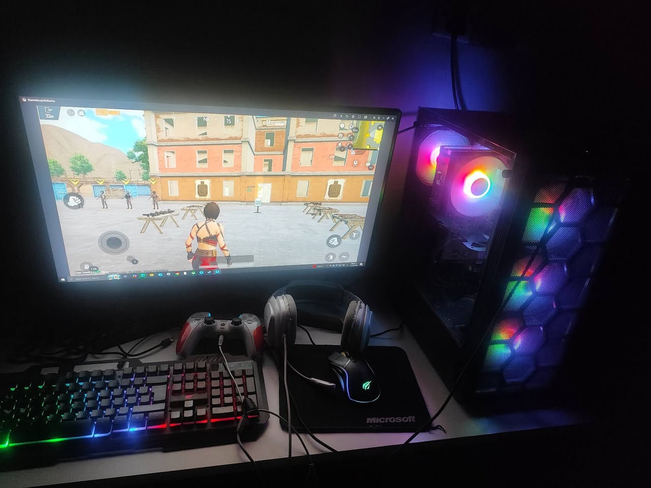 سلام عليكم  تجميعه للبيع استعمال قليل جديده كلشش عتبر روحك ماخذ جديده والقطع كله بل كارتونه كراتين موجوده مواصفات 
VGA ASUS RTX4060 8GB OC DUAL
AMD CPU RYZEN5 5600 TRAY
CASE ATX GAMING PILOT 4*120MM RGB FAN
PSU DEEP COOL 600W PF600
MB AORUS B550M ELITE
DEEP COOL GAMMAX AG400
DDR4 16GB (2*8) 3333 AORUS RGB
NVMe 1TB LEXAR NM620 3500mb/s
HDR10 SRGB99% Tilt
LED LG27GS60F FHD 1PS 180hz 1ms
HDR10 SRGB99% Tilt 
+شاشه lg 180hz+ماوس+كيبود
سماعه+جوستك+ميز 
سعر مليون و300
مكان بغداد منطقه الأمين الثانيه


**إذا كنت صاحب هذا الإعلان وتريد حذفه لأي سبب، رجاءا أرسل رسالة إلى الدعم الفني**