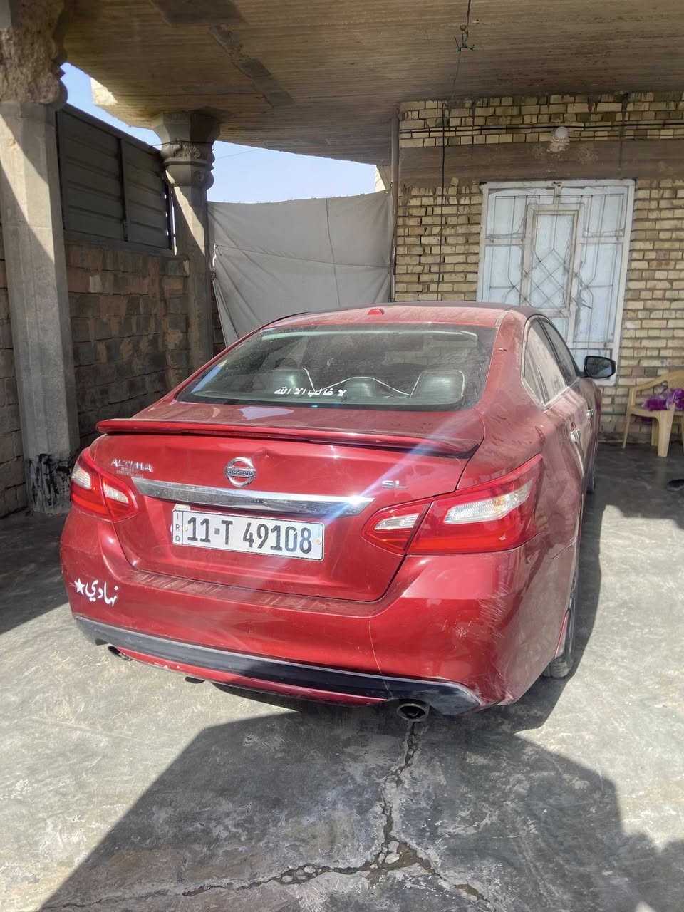 السلام عليكم بيع سريع متوازي بسبب الضروف
التيما 2017 sl فول مواصفات للاخير فتحه بصمه كشانه جلد +هيترات كشن وستيرن 7 سماعات شاشه كبيره تحكمات جهتين مرايه عاكس للضوه الخ سياره حادث امريكا واضح كلش بسيط بالعراق صار بيها طخات وشخوط نصبغت حزام وطاك بيها ايرباك دشبول سياره مكينه طاك بيها كازكيت علما سعر المكينه 300 دولار كير مبدل مال موديل 23 براد بلادي بدون مشاكل سياره يحتاجها ترتيب سنويه جديده تحويل مباشر مكانها صقلاويه *********** واتساب 
كلشي وسعره عارضها 85 بيها مجال 0774 110 5584
