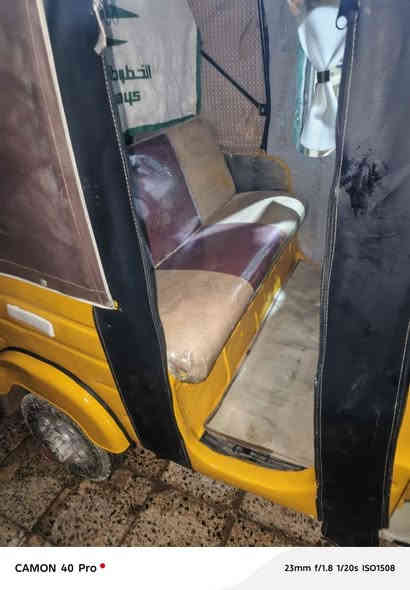 سلام عليكم ورحمة وبركاته تكتك البيع موديل 20019 شهر 10 تكتك حلوه ومرتبه مصبوغه عام رقم وسنويه محركه بل جيس جادر تواير باتري كلهن جدد تكتك كبل الشارع مكانه كربلاء المقدسة رقم الهاتف ***********
سعره 5600 وبيه مجال قليل
