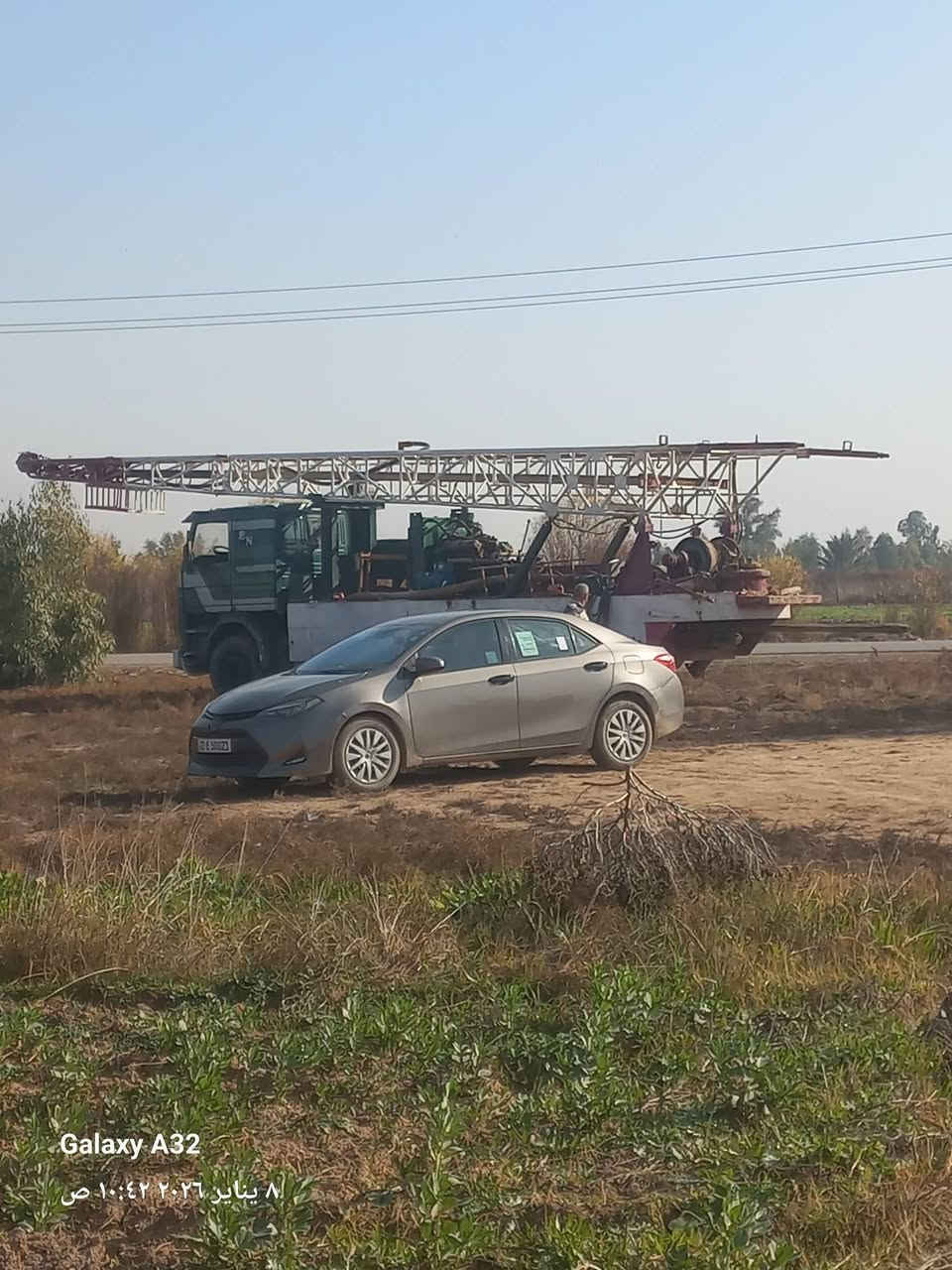 السلام عليكم مستعدون لحفر الأبار حاليآ في ناحية يثرب ونشتغل في كل مكان من ١٨ متر لحد ٢٥٠ متر ***********
