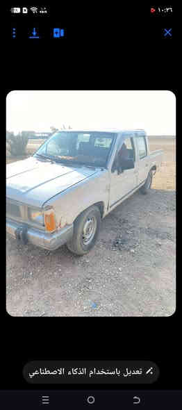 سلام عليكم
بيكم نيسان رقم ميسان 
مديل 1990
مكان ميسان
مكينه بيها بخار
السعر22وبيها مجال
***********
