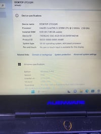 Alienware • رام ٨ جيجا • كرت ٢ جيجا