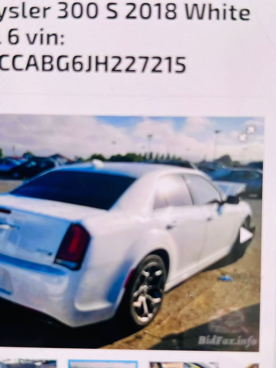 السلام عليكم   
 اوباماا2018  sللبيع فقط   
ماشيه 122
 صبغ جاملغ امامي وتبديل بنيد فقط    
السعر240
مكانهه سماوه رميثه
رقم صاحب سياره
***********
