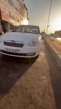 اكسنت 2009خليجي سياره خير من الله هاي سياره كبالك موجود سونار وموجود ف...