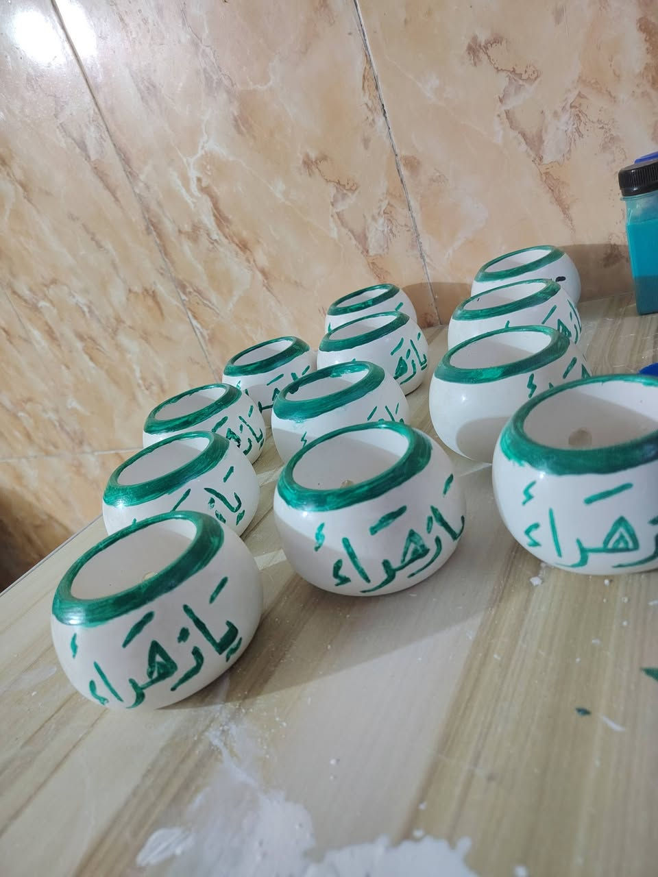 يوجد ريزن لعمل المجسمات الخاصة بتوزيعات شهر محرم الحرام وشهر صفر من تنور الزهراء وكف ابا الفضل العباس عليه السلام ومباخر وتوزيعات خاصة أيضا تكون مغلفة كل هذا وباسعار مناسبة جدا ويوجد خصم أيضا للكميات الكبير كل هذا وعليك الاتصال والحجز المسبق
***********
