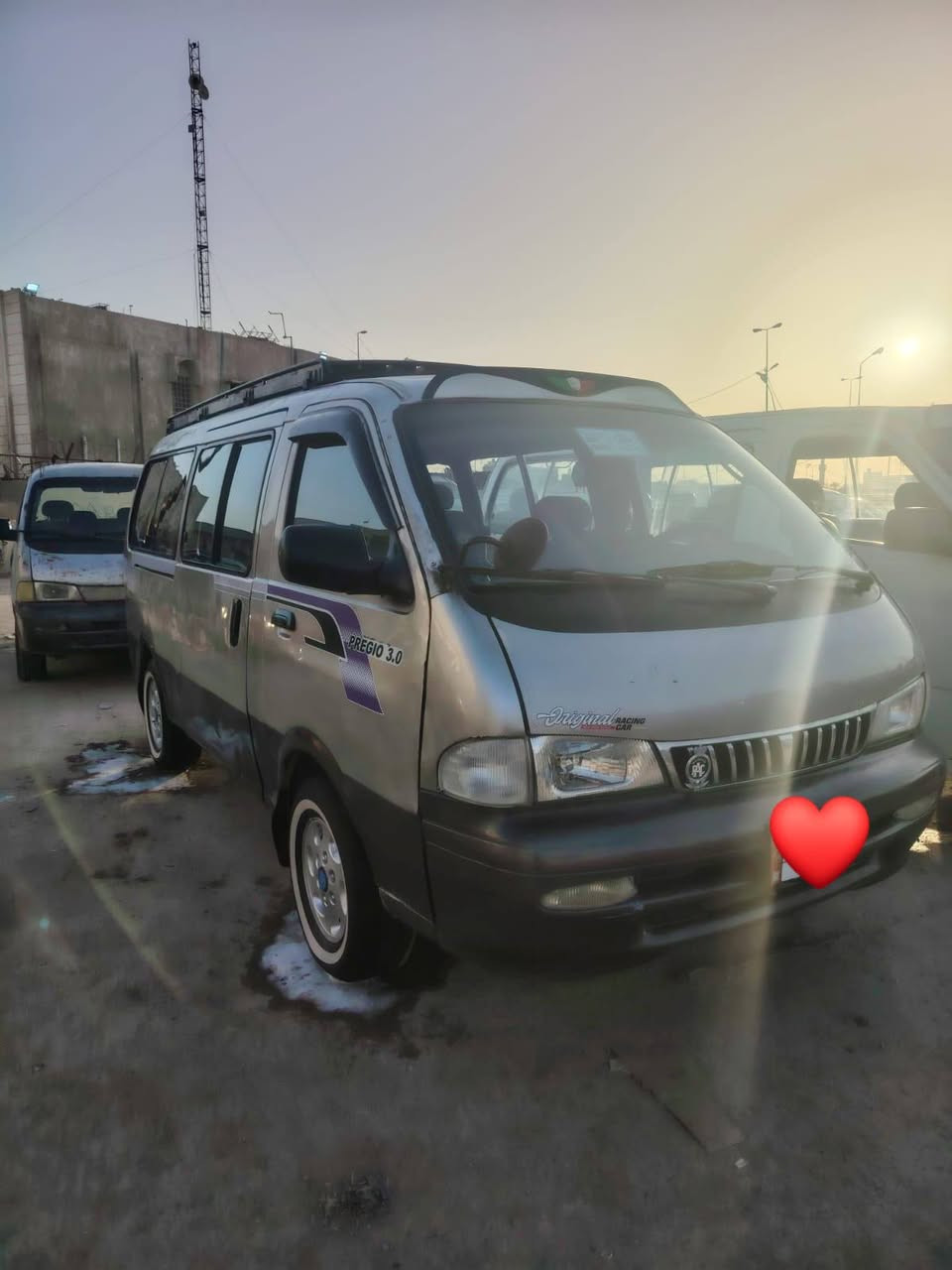 السلام عليكم كيا بريجو
96 فان ومسيحه مشدود الها غرفه الفين
مصفره خط وبحث. محرك. وكير خير من الله
سنويه ل2029.  العنوان السماوه سعر 60وبيه مجال  ***********
