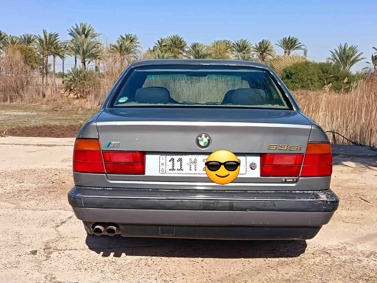 للبيع  BMW حجم 535 موديل 1991 محرك مفتوح كير اوتو تخم تاير سنوية لل2029 رقم بغداد انكليزي سيارة حلوة وجاهز من كلشي بأسمي تحويل ثاني يوم السعر 55 مكاني بغداد التاجي رقم الهاتف *********** متواجد واتساب
