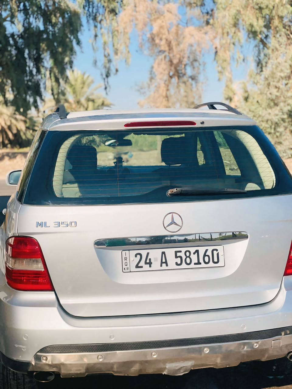 سلام عليكم
مرسيدس ml ٣٥٠ ٢٠٠٦ للبيع او مراوس حسب القناعة
سيارة حلوة رقم دولي سنوية لل٢٨
عندي وكالة عامة بأسمي
وصاحب السيارة موجود

بيه شغلات بسيطة جدآ
السيارة متعوب عليها
تخم تاير جديد
فيت بم جديد
باتري جديد
حدادية 
محرك نضيف
گير جديد
تبريد تدفئة كهربائيات
داخل نضيف
السعر ١٠٥ وبي مجال

مكان السيارة كربلاء طوريج
للأستفسار ***********

