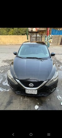 نيسان سنترا 2018 وارد امريكي  حادثها موضح صدر امامي جديد زوج تايرات جد...