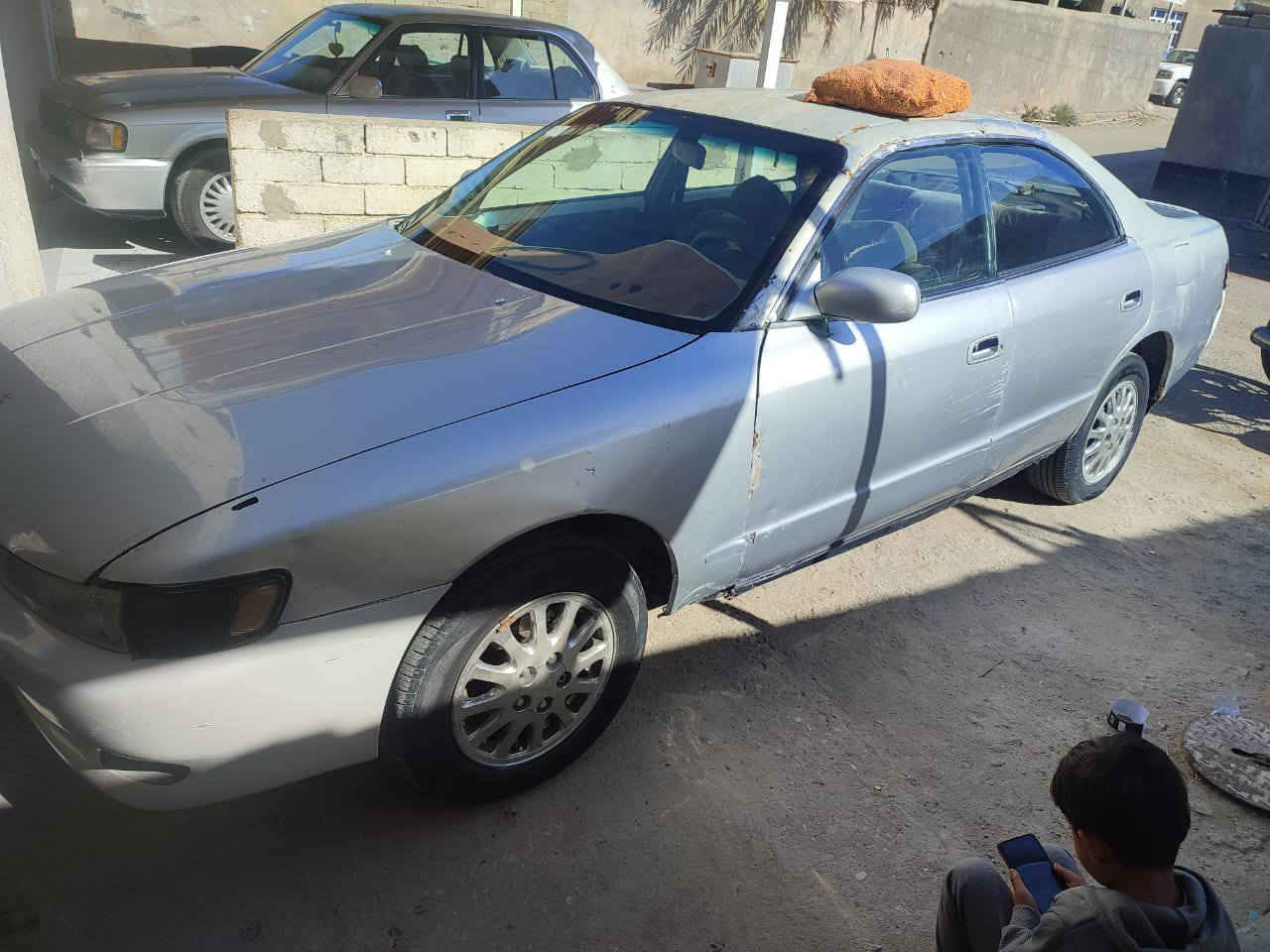 شيزر نفخ مديل 95 لون سلفري مكفوله من الكص والنقل والضربه مكينه كير ونجي بالكارتون توه شادهن 14 ورقه سياره جاهزه وحلوه السعر$ 28وبيها مجال العنوان البصره المدينه الاتصال  ***********
