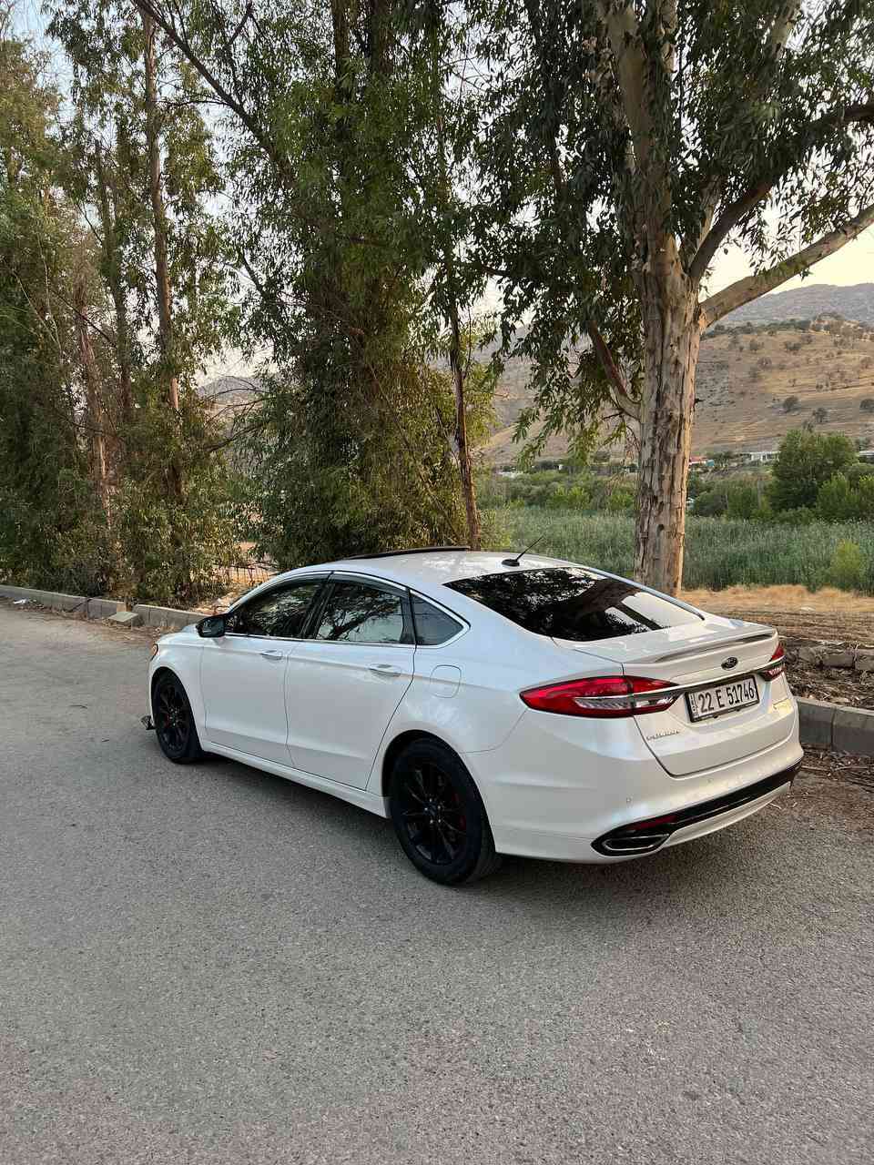 ford fusion 2017 titaniom 
فول مواسفات بی بویاخ 
سلاید
کوشن جلد
کوشن سارد و گەرم 
کوشن خەزن
تحدید سورعە 
شغال
شەفتی سوکان 
گیر ماوس
بەسمە
سی شاشە 
١٢ سماعە
چوار دەرگا بەسمە
کود دەرگا 
لید ناو سەیارە حەوت رەنگ بیلاد 
سوکان ڤولیوم
ئەپل کار 
اندروید ئوتو
لایت لید 
رەنگی سەیارە سپی سەدەفی 
زور جوان و خاوینە بی دەعم پشت و پیشی کەپس 

.
.
فورد فيوجن ٢٠١٧ تيتانيوم 
ابيض صدفي بدون صبغ كبس
سلايد 
كوشن جلد
كوشن حاو و بارد
كوشن خزن 
ثلاث شاشات 
١٢ مكبر صوت
سوكان فوليوم 
مثبت سرعه 
شفتات ستيرن 
كير ماوس 
لايت ليد
اربع ابواب بصمه 
تشغيل عن بعد 
ليد داخل السيارة سبع الوان بيلاد
بعد مواصفات....
سيارة كلش حلوا و نضيفة 
سيرفس عام✅
رقم/*********** 
*********** دخان, السليمانية
