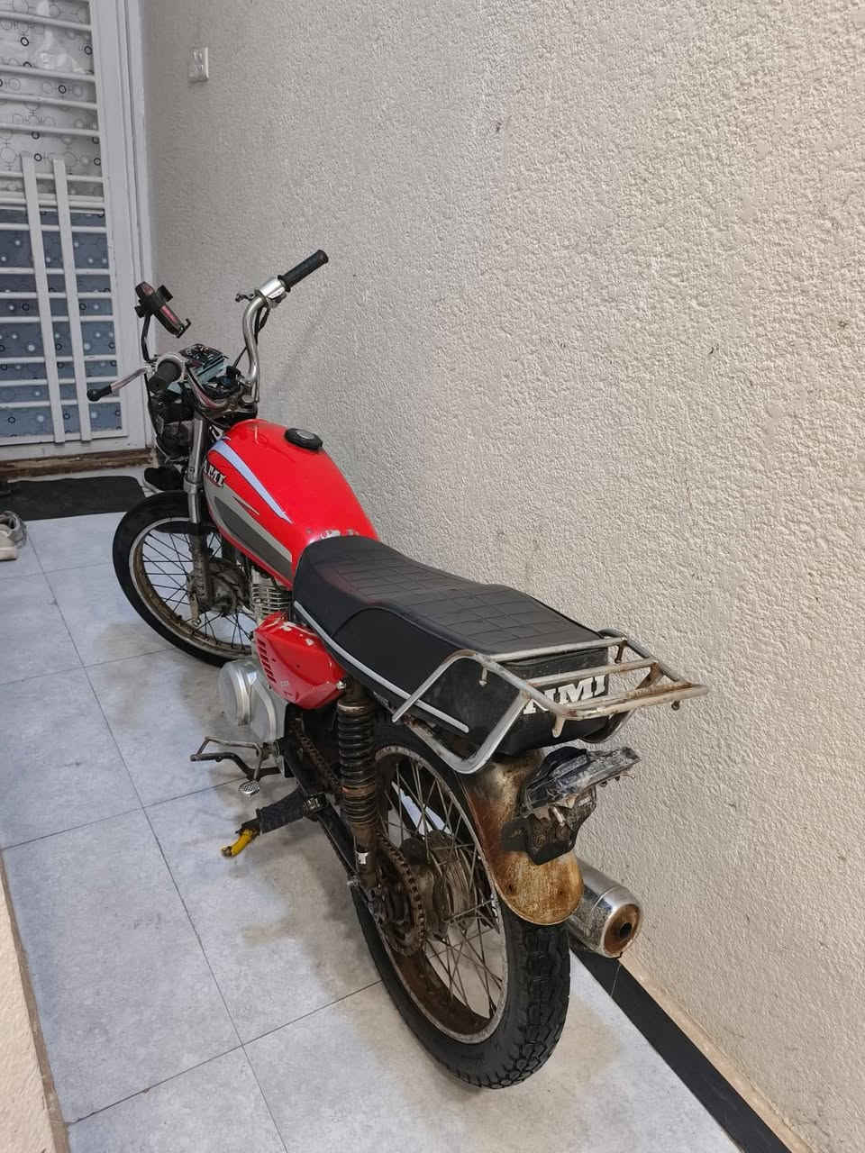 سلام عليكم دراجه ايراني نامه شلامجه للبيع بس دبلاتها الكدام تعبانه دراجه حلو مكينتها جديده سعر ٦٠٠ وبيها مجال *********** واتساب
