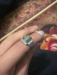 محابس • فضة ٩٢٥ • موزنايت واوبال